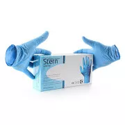 Mănuși de unică folosință 7"/S, albastre, 100 buc, nitril, Stern