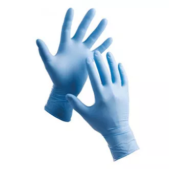 Mănuși de unică folosință 8"/ M, albastre, 100 buc, nitril, Stern