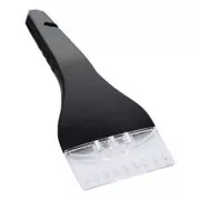Racleta de gheata neagra, plastic, cu lumini LED, PREVANZARE