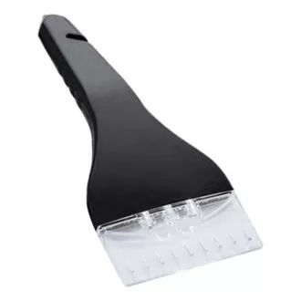 Racleta de gheata neagra, plastic, cu lumini LED, PREVANZARE
