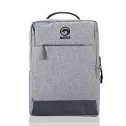 Rucsac laptop 15.6", BA-03, nailon gri, port de încărcare USB, Marvo, REDUCERE