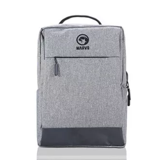 Rucsac laptop 15.6", BA-03, nailon gri, port de încărcare USB, Marvo, REDUCERE