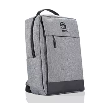 Rucsac laptop 15.6", BA-03, nailon gri, port de încărcare USB, Marvo, REDUCERE
