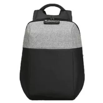 Rucsac laptop 15.6", NB008, negru-gri, fabricat din poliester/polietilenă/nailon, nu se fură ușor, REDUCERE