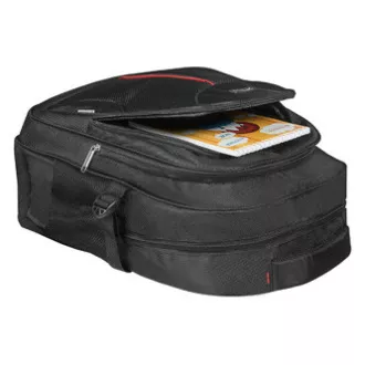 Rucsac pentru laptop 15.6", carbon, poliester negru, buzunare laterale și inferioare impermeabile, Defender