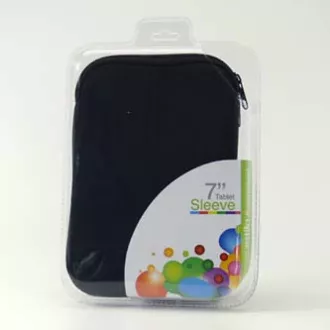 Husă pentru tabletă de 7", neagră, fabricată din neopren Husă pentru tabletă de 7", neagră, fabricată din neopren