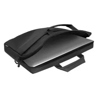 Geantă pentru laptop 17", Monte, poliester negru, Defender