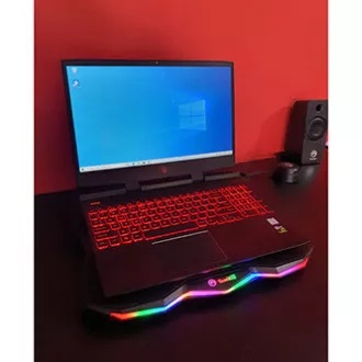 Suport laptop, FN-40, iluminare color, cu ventilator, negru-roșu, Marvo, cu hub cu 2 porturi, PRE-VÂNZARE Suport laptop, FN-40, iluminare color, cu ventilator, negru-roșu, Marvo, cu hub cu 2 porturi, PRE-VÂNZARE