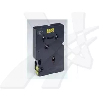 Bandă originală pentru imprimantă de etichete Brother, Brother, TC-601, imprimare neagră/suport galben, laminată, 7,7 m, 12 mm Bandă originală pentru imprimantă de etichete Brother, Brother, TC-601, imprimare neagră/suport galben, laminată, 7,7 m, 12 mm