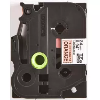 Bandă originală pentru imprimantă de etichete Brother, Brother, TZE-B51, imprimare neagră/fond portocaliu semnalizat, laminată, 5m, 24mm