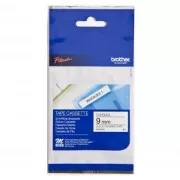 Bandă originală pentru imprimantă de etichete Brother, Brother, MK221, imprimare neagră/fond alb, nelaminată, 8m, 9mm