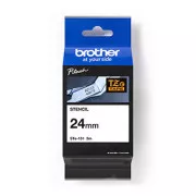 Bandă originală pentru imprimantă de etichete Brother, Brother, STE-151, 3m, 24mm, cartuş cu bandă Stencil