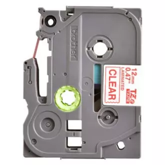 Bandă originală pentru imprimantă de etichete Brother, Brother, TZE-132, imprimare roșie/bază translucidă, laminată, 8m, 12mm