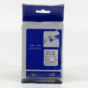 Compatibil cu banda master. Bandă pentru imprimantă de etichete, pentru Brother, PT-S141, imprimare neagră/bază translucidă, nelaminată, 8m, 18mm