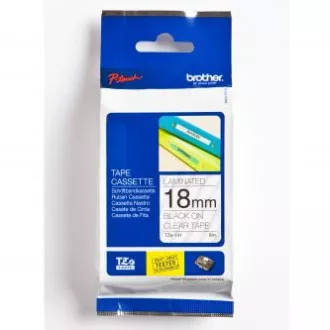 Bandă originală pentru imprimantă de etichete Brother, Brother, TZE-141, imprimare neagră/bază translucidă, laminată, 8m, 18mm