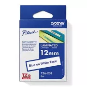 Bandă originală pentru imprimantă de etichete Brother, Brother, TZE-233, imprimare albastră/fond alb, laminată, 8m, 12mm