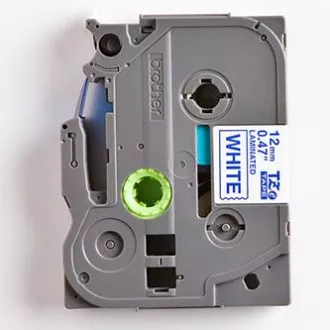 Bandă originală pentru imprimantă de etichete Brother, Brother, TZE-233, imprimare albastră/fond alb, laminată, 8m, 12mm