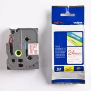 Bandă originală pentru imprimantă de etichete Brother, Brother, TZE-252, imprimare roșu/fond alb, laminată, 8m, 24mm