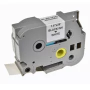Bandă adezivă pentru etichete compatibilă G&G, pentru Brother, TZE-261, imprimare neagră/bază albă, laminată, 8m, 36mm