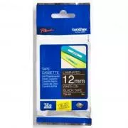 Bandă originală pentru imprimantă de etichete Brother, Brother, TZE-335, imprimare albă/fond negru, laminată, 8m, 12mm