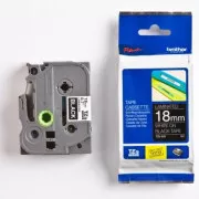 Bandă originală pentru imprimantă de etichete Brother, Brother, TZE-345, imprimare albă/fond negru, laminată, 8m, 18mm