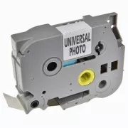 Bandă adezivă pentru etichete compatibilă G&G, pentru Brother, TZE-431, imprimare neagră/suport roșu, laminată, 8m, 12mm