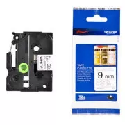 Bandă originală pentru imprimantă de etichete Brother, Brother, TZE-N221, imprimare neagră/fond alb, nelaminată, 8m, 9mm