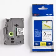 Bandă originală pentru imprimantă de etichete Brother, Brother, TZE-S121, imprimare neagră/bază translucidă, laminată, 8m, 9mm, extrem de adezivă