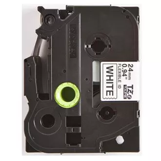 Bandă originală pentru imprimantă de etichete Brother, Brother, TZE-FX251, imprimare neagră/fond alb, laminată, 8 m, 24 mm, flexibilă