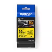 Bandă originală pentru imprimantă de etichete Brother, Brother, TZE-FX661, imprimare neagră/suport galben, laminată, 8 m, 36 mm, flexibilă