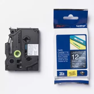 Bandă originală pentru imprimantă de etichete Brother, Brother, TZE-PR935, imprimare albă/suport argintiu, laminată, 8 m, 12 mm