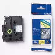 Bandă originală pentru imprimantă de etichete Brother, Brother, TZE-PR955, imprimare albă/suport argintiu, laminată, 8 m, 24 mm