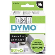 Panglică originală pentru imprimante de etichete Dymo, Dymo, 40910, S0720670, imprimare neagră/suport transparent, 7m, 9mm, D1