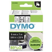 Panglică originală pentru imprimante de etichete Dymo, Dymo, 40913, S0720680, imprimare neagră/suport alb, 7m, 9mm, D1