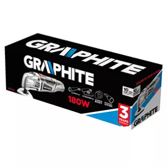 Râșniță multifuncțională Graphite 59G023, electrică (cu cablu), 230V, 250W, 21000osc./min, 2.8°, 2 capete înlocuibile, ambalaj carton