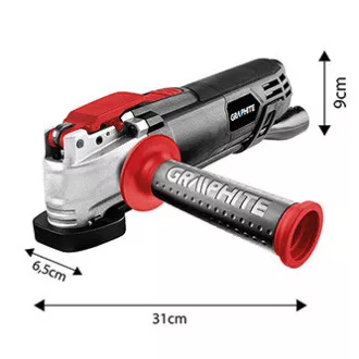 Râșniță multifuncțională Graphite 59G025, electrică (cu cablu), 230V, 500W, 21000 osc./min, 2.8°