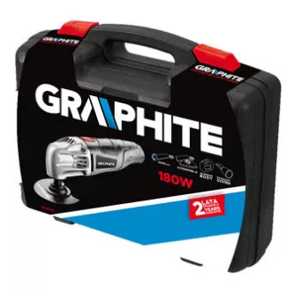 Polizor multifuncțional Graphite 59G020, electric (cu cablu), 230V, 180W, 20000 osc./min, 2.8°