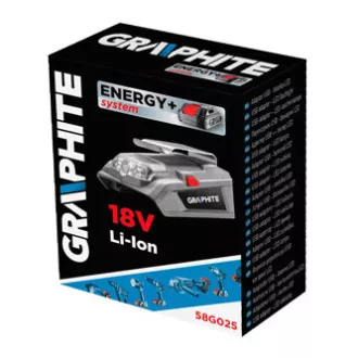 Incarcator USB si lanterna, 18V, Energy+, Grafit