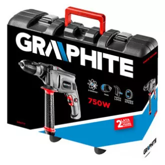 Burghiu 58G726, electric (cablu), 230V, 650W, cu ciocan, 3000 rpm, Grafit