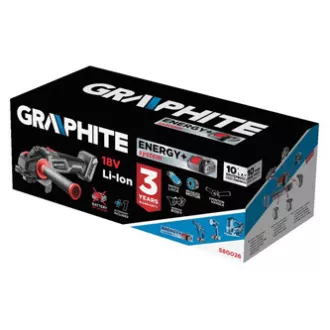 Polizor unghiular 58G026, baterie, 18V, Li-Ion, Grafit