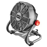 Ventilator 58G080, reîncărcabil, 18V, alimentat de la rețea sau de la baterie, grafit