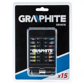 Set de biți 56H616, 14 bucăți + extensie, Grafit