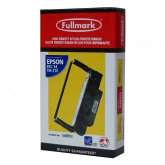Compatibil Fullmark. bandă de marcat, ERC 30, ERC 34, neagră, pentru Epson TM-270, TM-300 Compatibil Fullmark. bandă de marcat, ERC 30, ERC 34, neagră, pentru Epson TM-270, TM-300