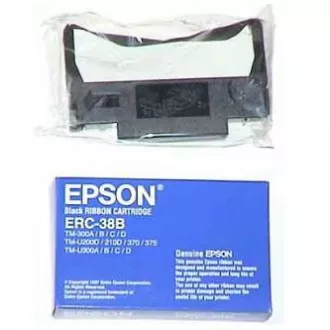 Bandă de marcat originală Epson, C43S015374, ERC 38, neagră, Epson TM-300, U 375, U 210, U 220