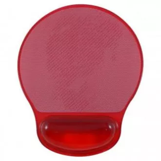 Covoraș mouse cu gel Logo, roșu, PRE-VÂNZARE