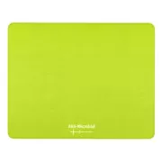 Covoraș pentru mouse cu logo, din polipropilenă, verde, antimicrobian.
