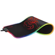 Mouse pad RGB, MG8, gaming, negru, 350 x 250 mm, 3 mm, Marvo, iluminare de fundal RGB