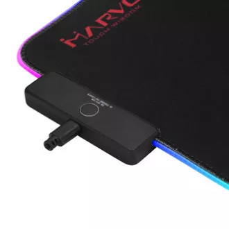 Mouse pad RGB, MG8, gaming, negru, 350 x 250 mm, 3 mm, Marvo, iluminare de fundal RGB Mouse pad RGB, MG8, gaming, negru, 350 x 250 mm, 3 mm, Marvo, iluminare de fundal RGB