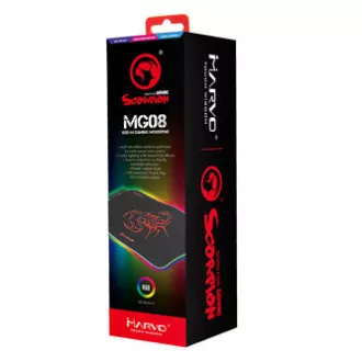 Mouse pad RGB, MG8, gaming, negru, 350 x 250 mm, 3 mm, Marvo, iluminare de fundal RGB Mouse pad RGB, MG8, gaming, negru, 350 x 250 mm, 3 mm, Marvo, iluminare de fundal RGB