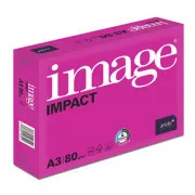 Hârtie xerografică Image, Impact A3, 80 g/m2, albă, 500 de coli, specială pentru imprimare laser color, REDUCERE